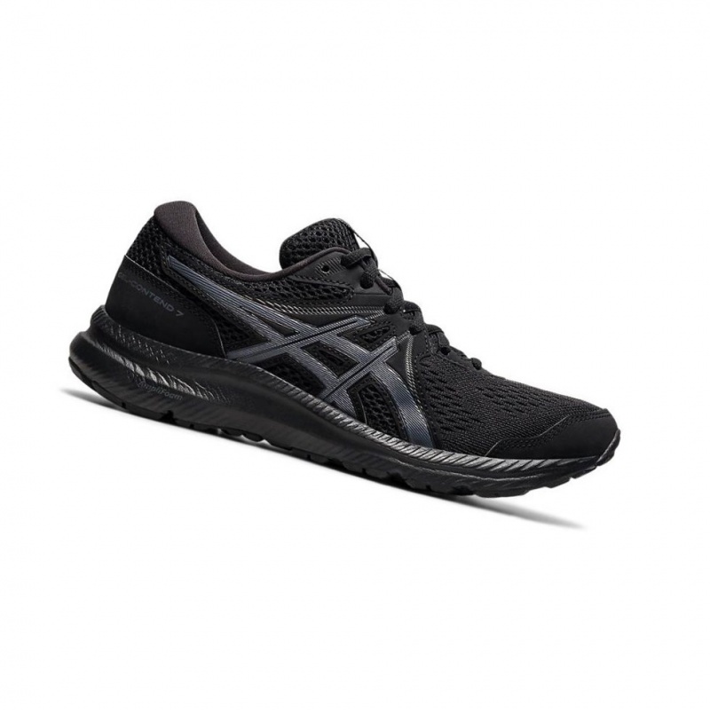 Chaussure Running Asics GEL-CONTEND 7 Femme Noir | AHLO20648