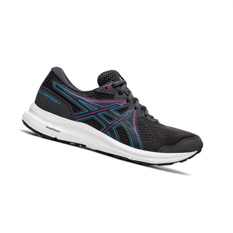 Chaussure Running Asics GEL-CONTEND 7 Femme Noir | TKHO97614