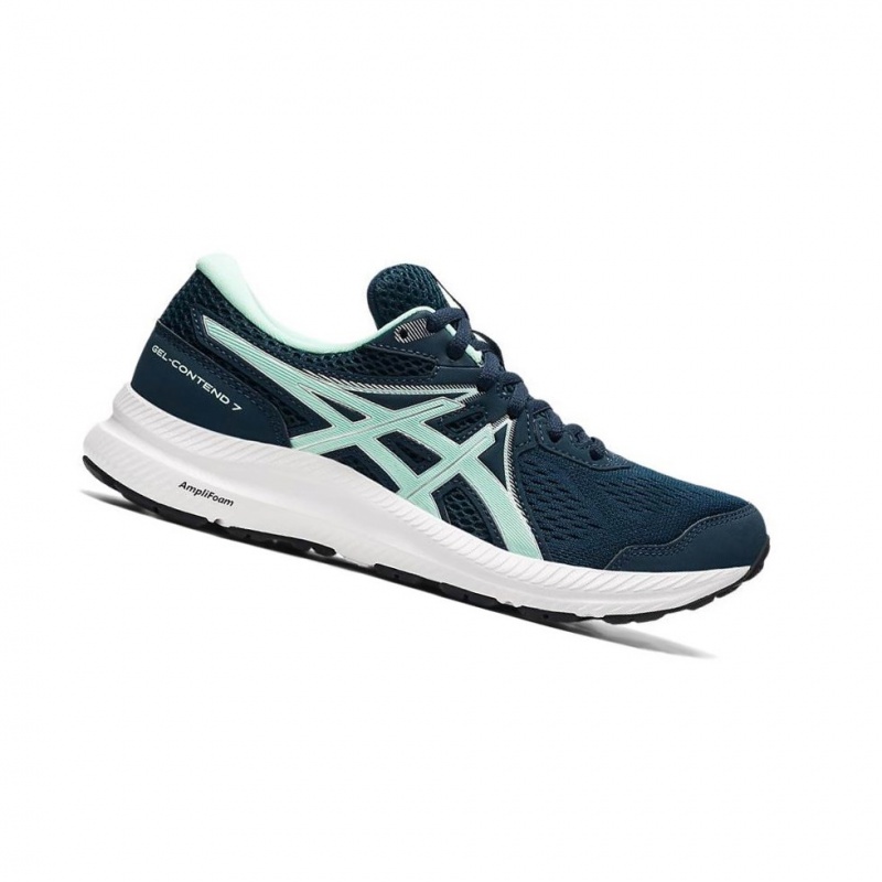 Chaussure Running Asics GEL-CONTEND 7 Femme Bleu Marine | VBXU39542