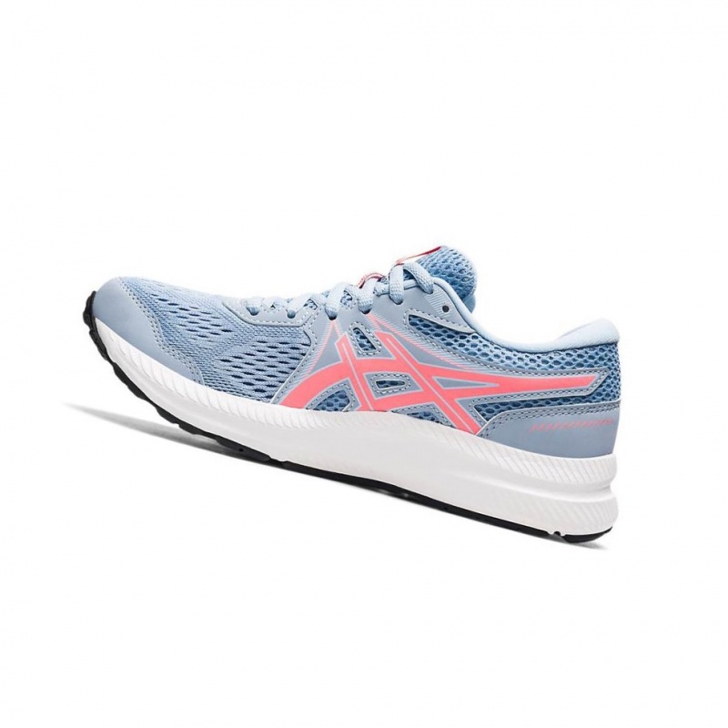 Chaussure Running Asics GEL-CONTEND 7 Femme Bleu Clair | HQCT63924