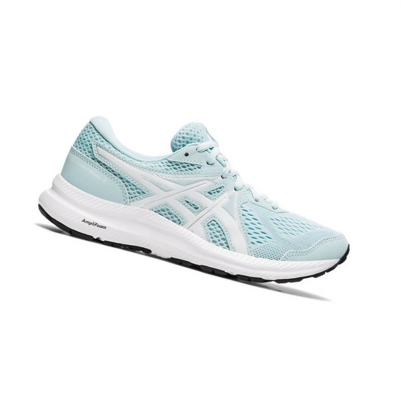 Chaussure Running Asics GEL-CONTEND 7 Femme Turquoise Clair | IDZJ20315