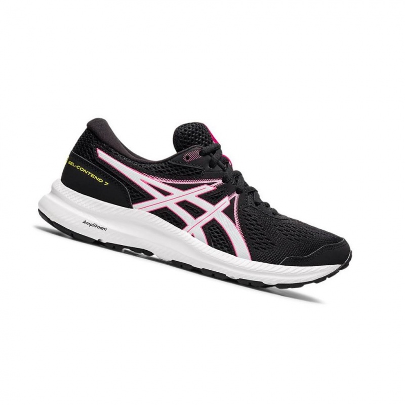 Chaussure Running Asics GEL-CONTEND 7 Femme Noir | QLOY67385