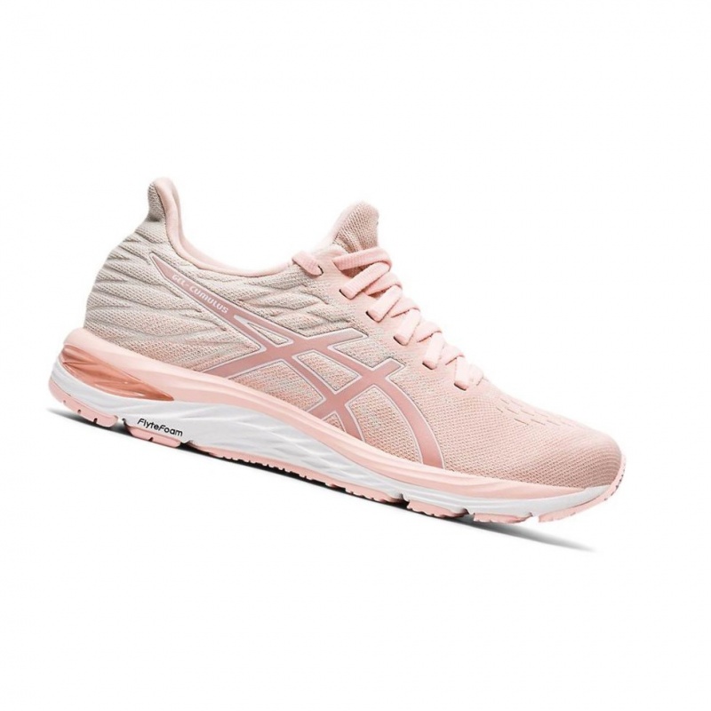 Chaussure Running Asics GEL-CUMULUS 21 Knit Femme Rose | FKTR08439