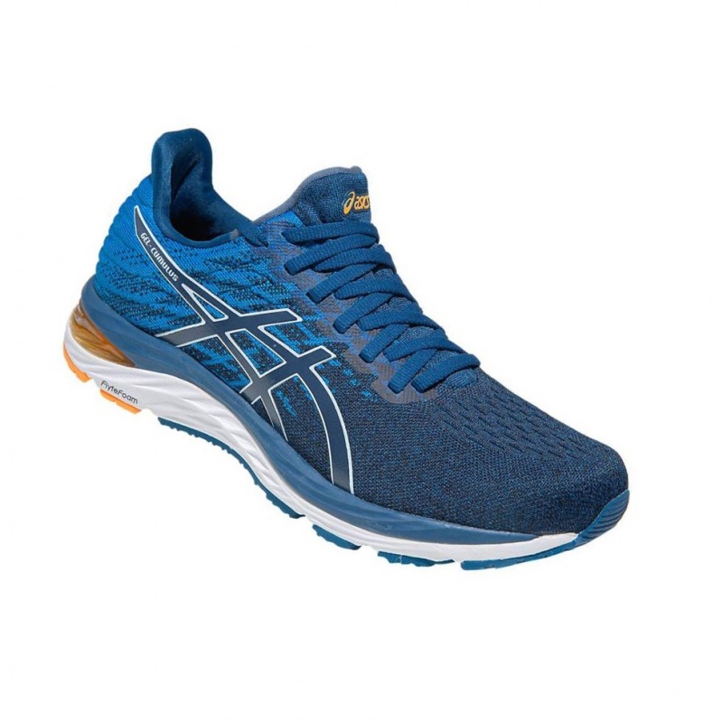 Chaussure Running Asics GEL-CUMULUS 21 Knit Homme Bleu | OLVG86143