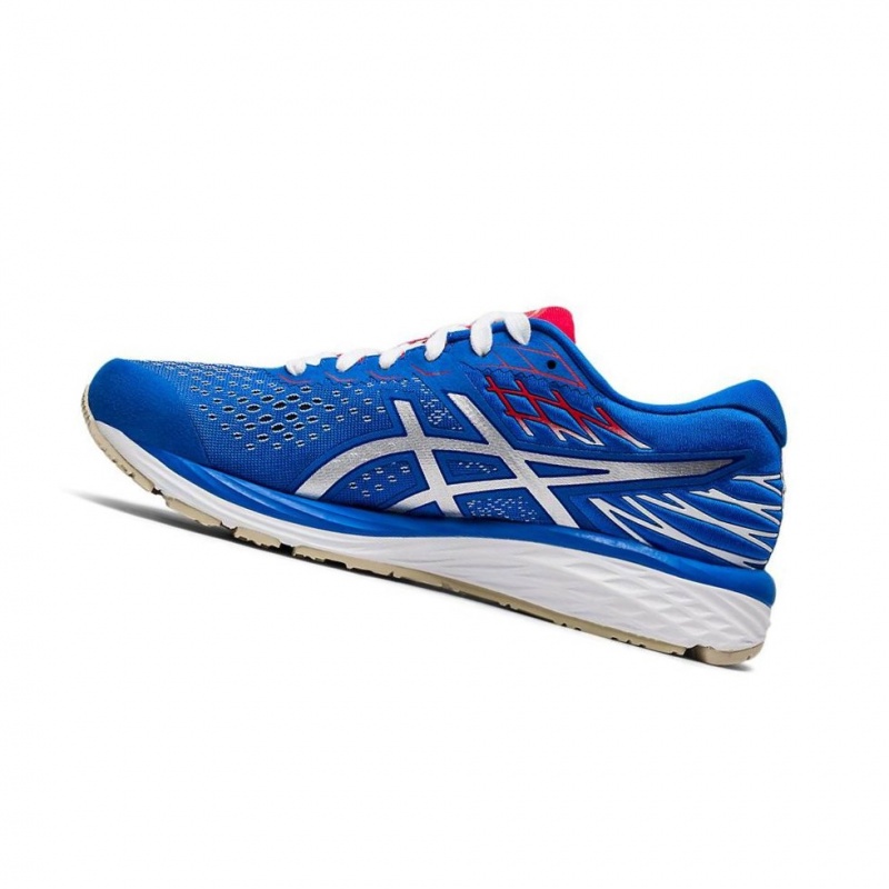 Chaussure Running Asics GEL-CUMULUS 21 Retro Tokyo Femme Bleu | ORMJ46819