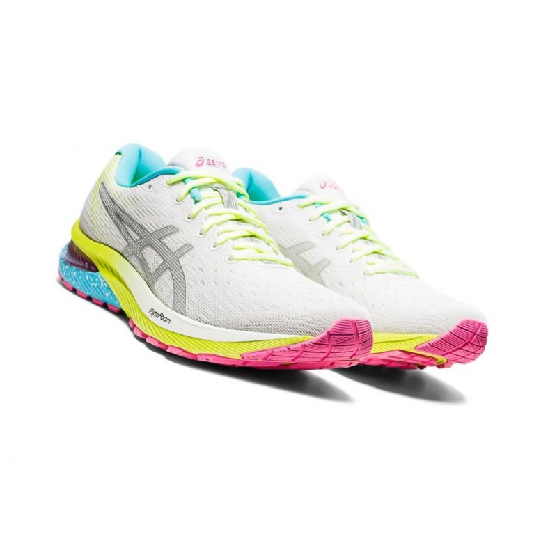 Chaussure Running Asics GEL-CUMULUS 22 LITE-SHOW Femme Blanche | KDVM34217