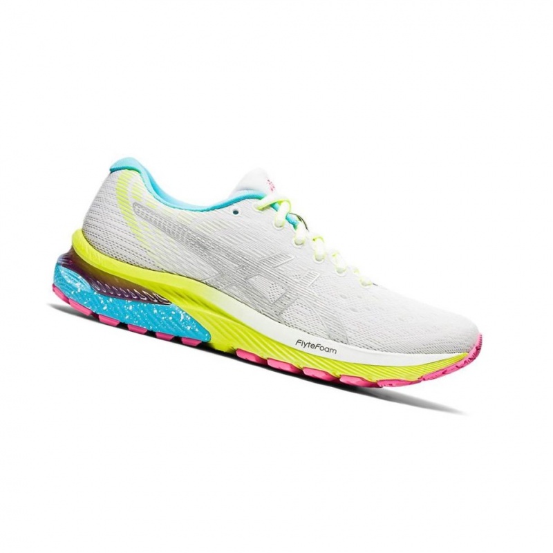 Chaussure Running Asics GEL-CUMULUS 22 LITE-SHOW Femme Blanche | KDVM34217