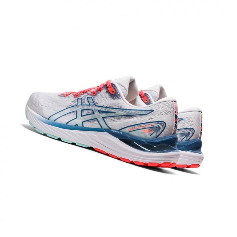 Chaussure Running Asics GEL-CUMULUS 23 Femme Blanche | PVDG27581