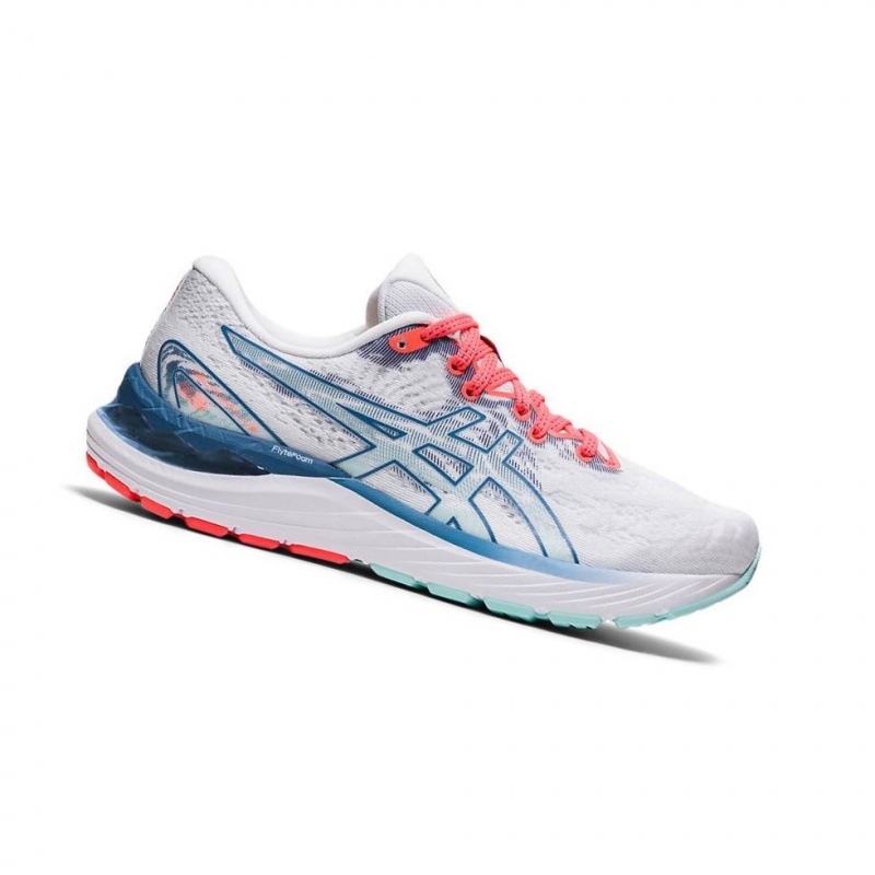 Chaussure Running Asics GEL-CUMULUS 23 Femme Blanche | PVDG27581