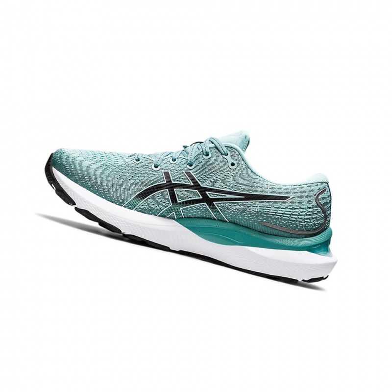 Chaussure Running Asics GEL-CUMULUS 24 (D) Femme Vert Noir | MOYA80425