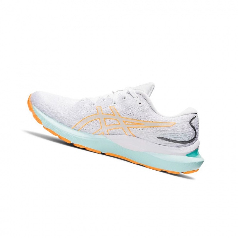 Chaussure Running Asics GEL-CUMULUS 24 Femme Blanche Orange | OKMI39014