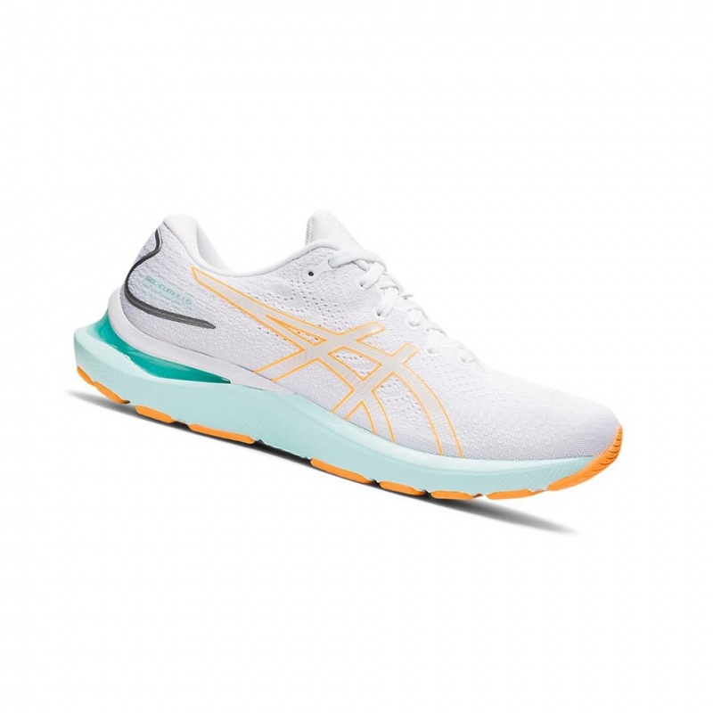 Chaussure Running Asics GEL-CUMULUS 24 Femme Blanche Orange | OKMI39014