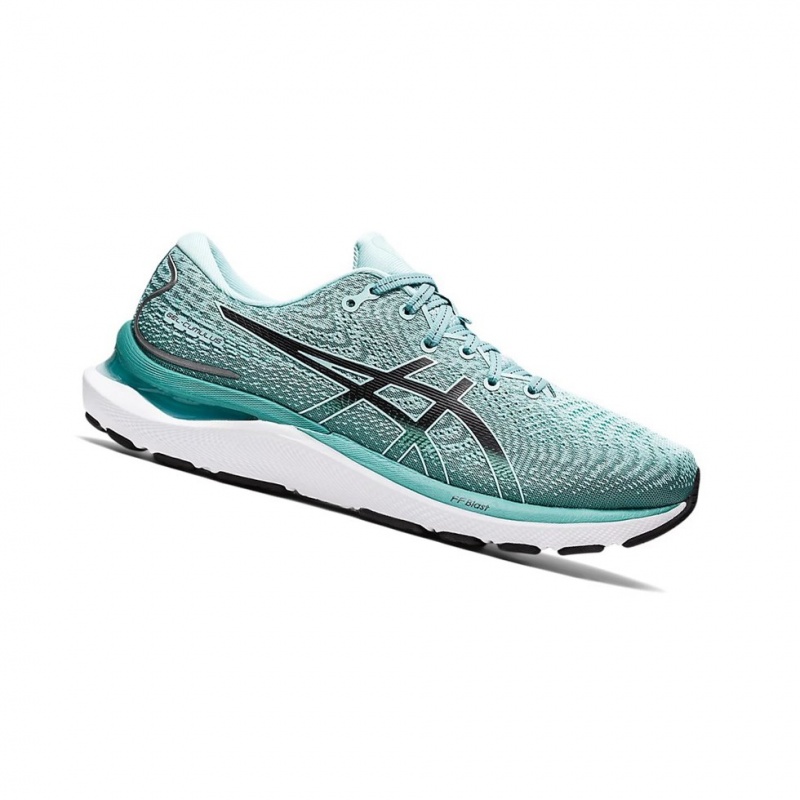 Chaussure Running Asics GEL-CUMULUS 24 Femme Vert Noir | XMUC17059