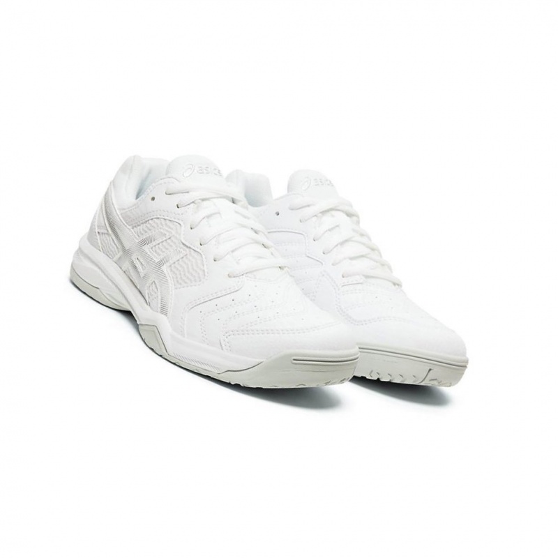 Chaussure Running Asics GEL-DEDICATE 6 Femme Blanche | CINH30184