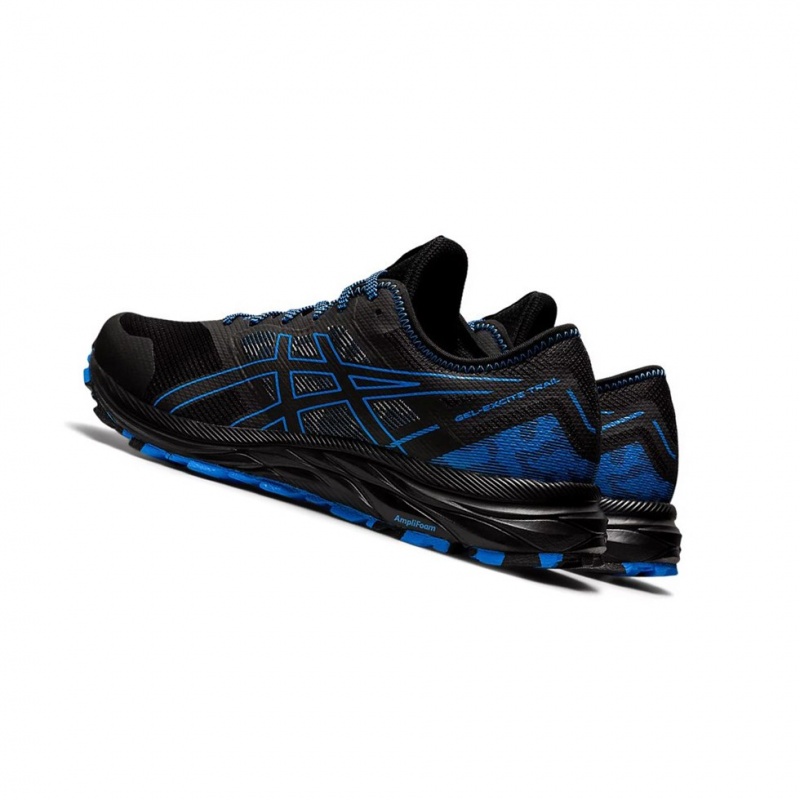 Chaussure Running Asics GEL-EXCITE TRAIL Homme Noir Bleu | LHJF19768