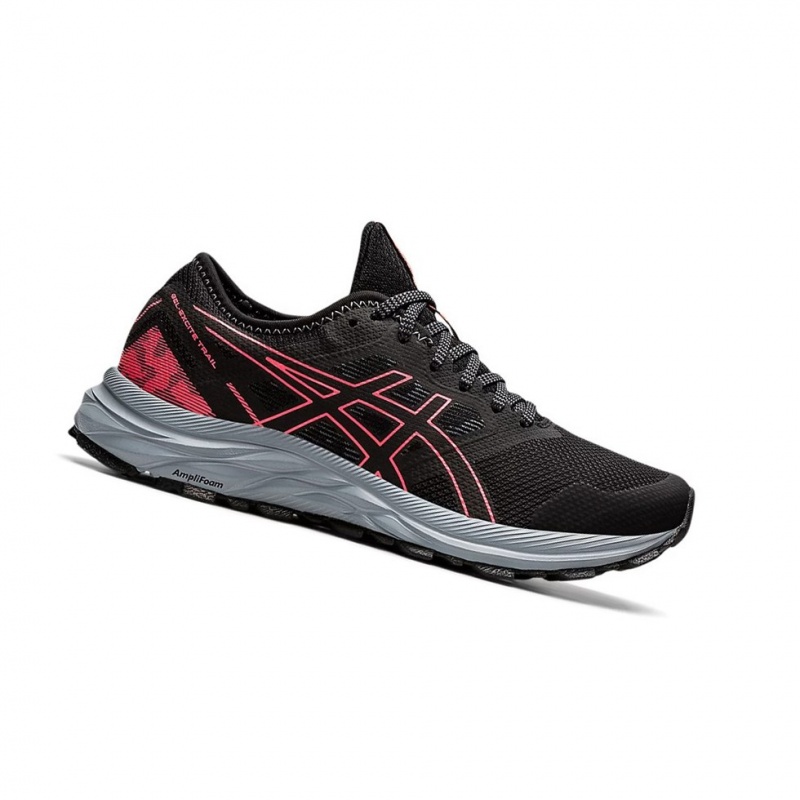 Chaussure Running Asics GEL-EXCITE TRAIL Femme Noir Corail | SJPI47259