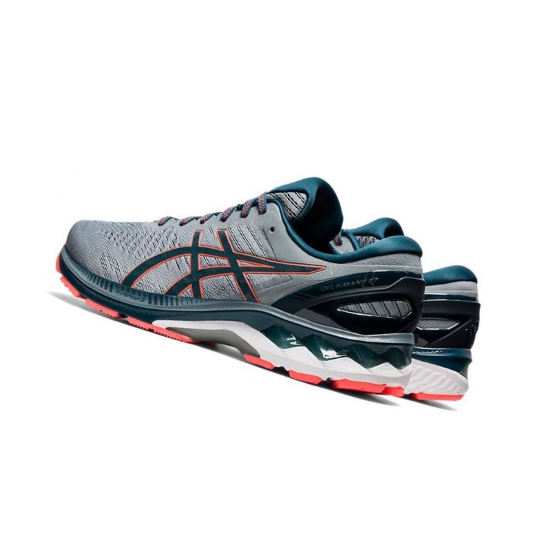 Chaussure Running Asics GEL-KAYANO 27 Extra Larges Homme Grise | HELM97324