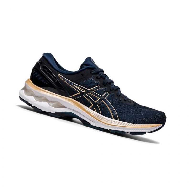 Chaussure Running Asics GEL-KAYANO 27 Femme Bleu Marine | VGHN62795