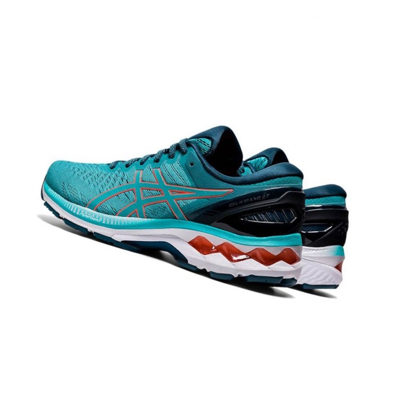 Chaussure Running Asics GEL-KAYANO 27 Femme Turquoise | GRCO51093