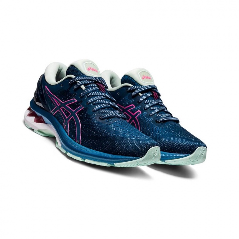 Chaussure Running Asics GEL-KAYANO 27 Femme Bleu | OASF40193