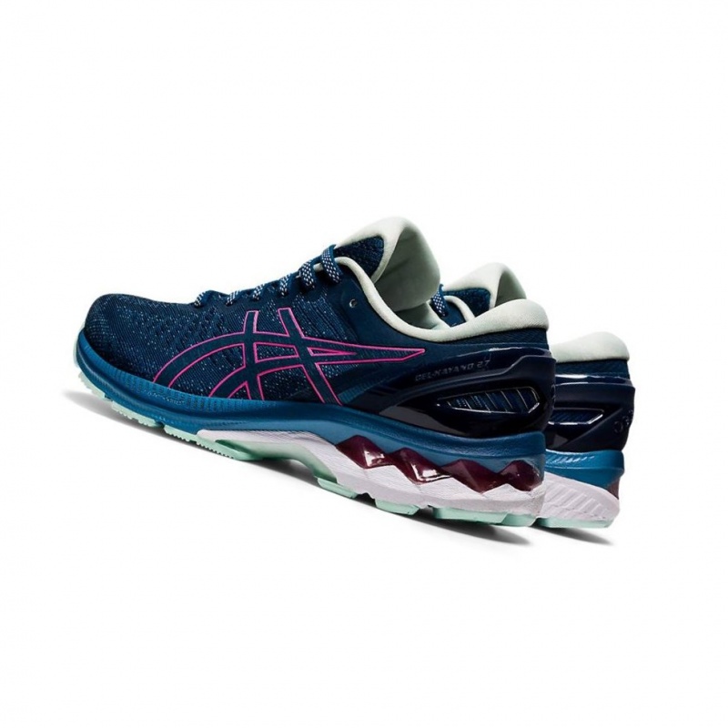 Chaussure Running Asics GEL-KAYANO 27 Femme Bleu | OASF40193