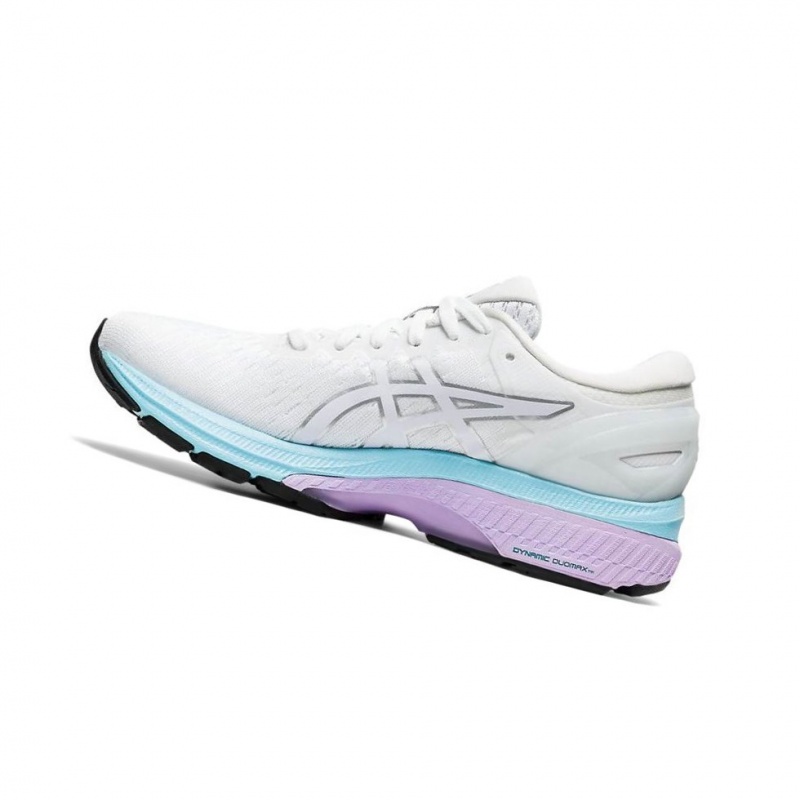 Chaussure Running Asics GEL-KAYANO 27 Femme Blanche | FTMK10432