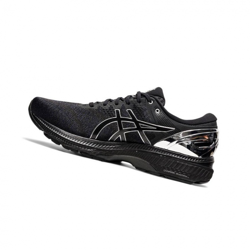 Chaussure Running Asics GEL-KAYANO 27 PLATINUM Homme Noir | RYXL49275