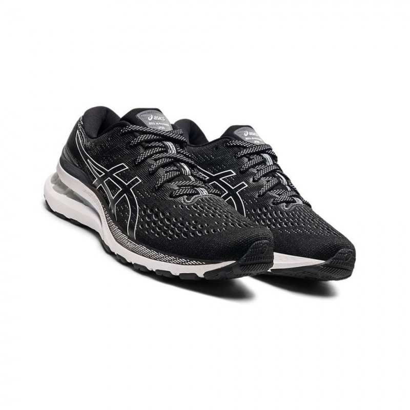 Chaussure Running Asics GEL-KAYANO 28 Extra Larges Femme Noir | XQBO74513