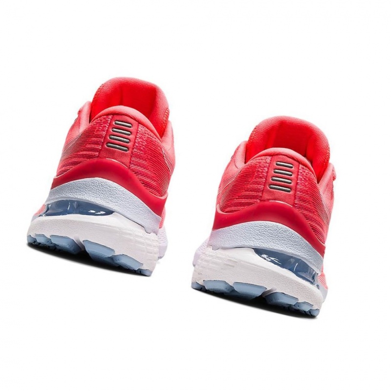 Chaussure Running Asics GEL-KAYANO 28 Larges Femme Rouge | WJQC50486