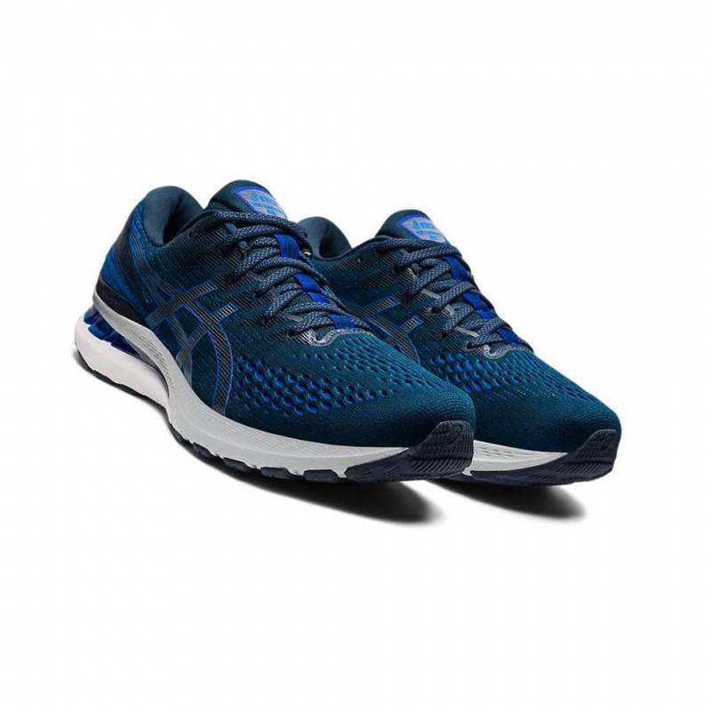 Chaussure Running Asics GEL-KAYANO 28 Larges Homme Bleu Marine | TMEU14280