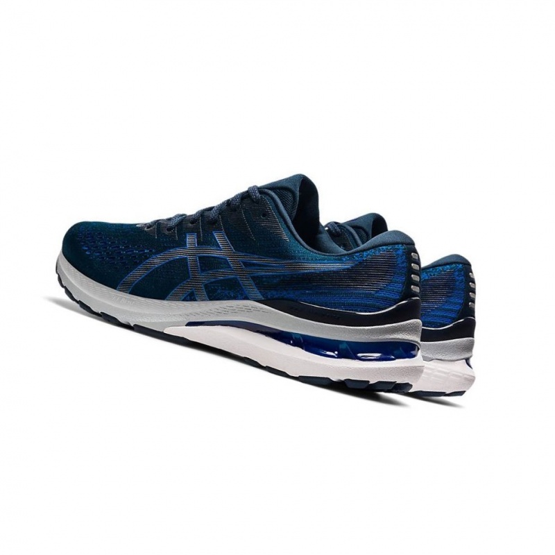 Chaussure Running Asics GEL-KAYANO 28 Larges Homme Bleu Marine | TMEU14280