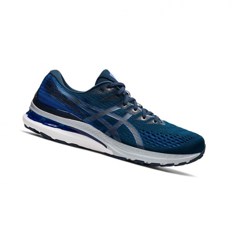 Chaussure Running Asics GEL-KAYANO 28 Larges Homme Bleu Marine | TMEU14280