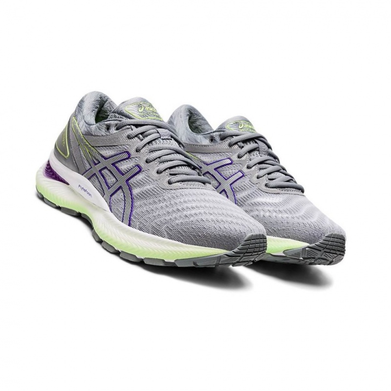 Chaussure Running Asics GEL-NIMBUS 22 Femme Grise | TMHO76894