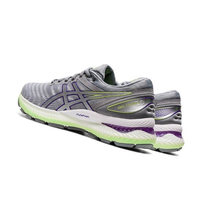 Chaussure Running Asics GEL-NIMBUS 22 Femme Grise | TMHO76894