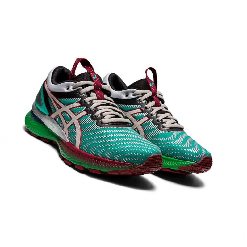 Chaussure Running Asics GEL-NIMBUS 22 Femme Vert | GORZ90417