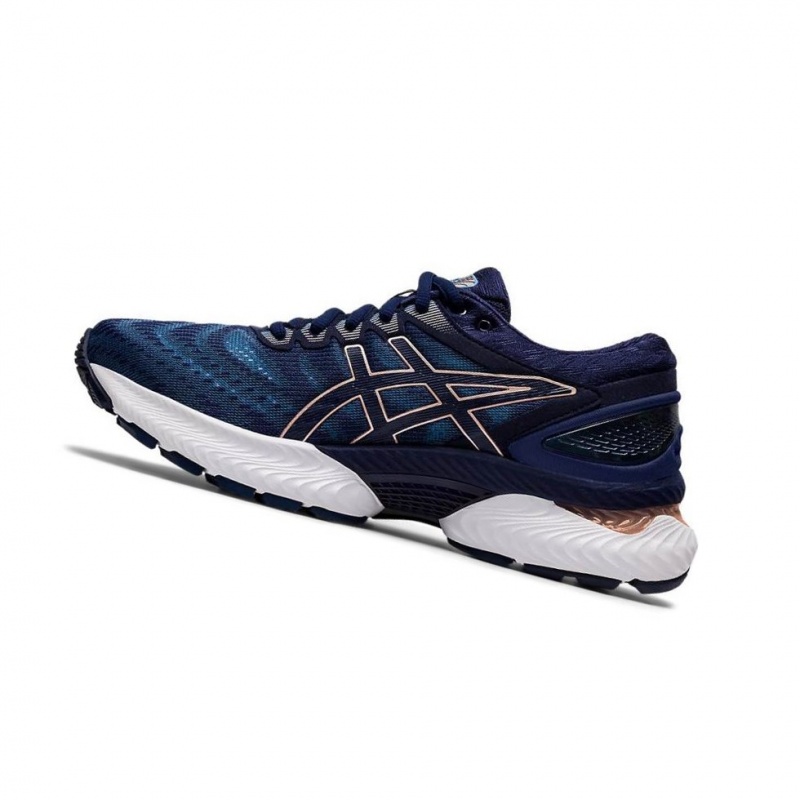 Chaussure Running Asics GEL-NIMBUS 22 Femme Bleu Marine | GMKU02781