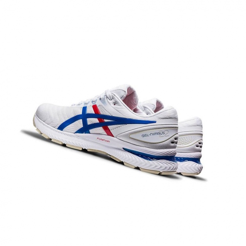 Chaussure Running Asics GEL-NIMBUS 22 Femme Blanche | DJFA50743