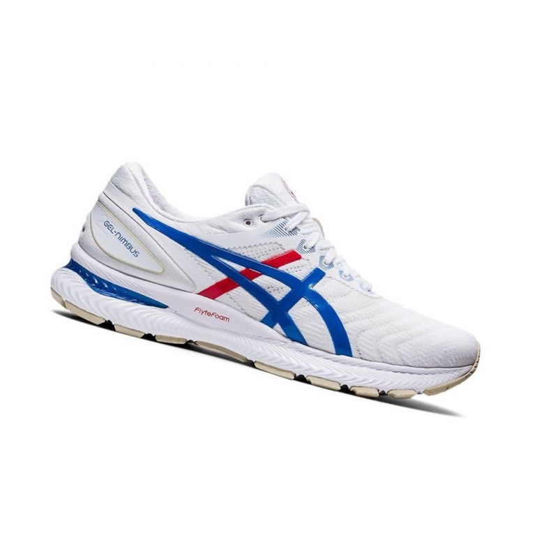 Chaussure Running Asics GEL-NIMBUS 22 Femme Blanche | DJFA50743