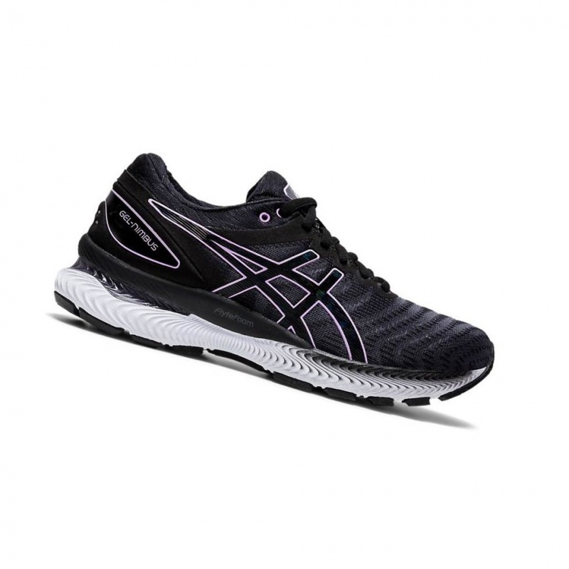 Chaussure Running Asics GEL-NIMBUS 22 Femme Noir | FETH89265