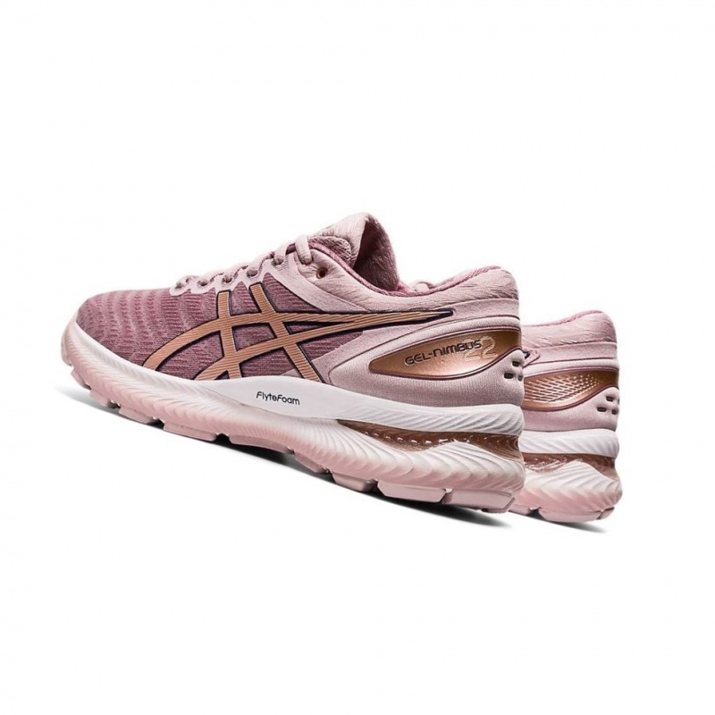 Chaussure Running Asics GEL-NIMBUS 22 Femme Rose | HGVD35410