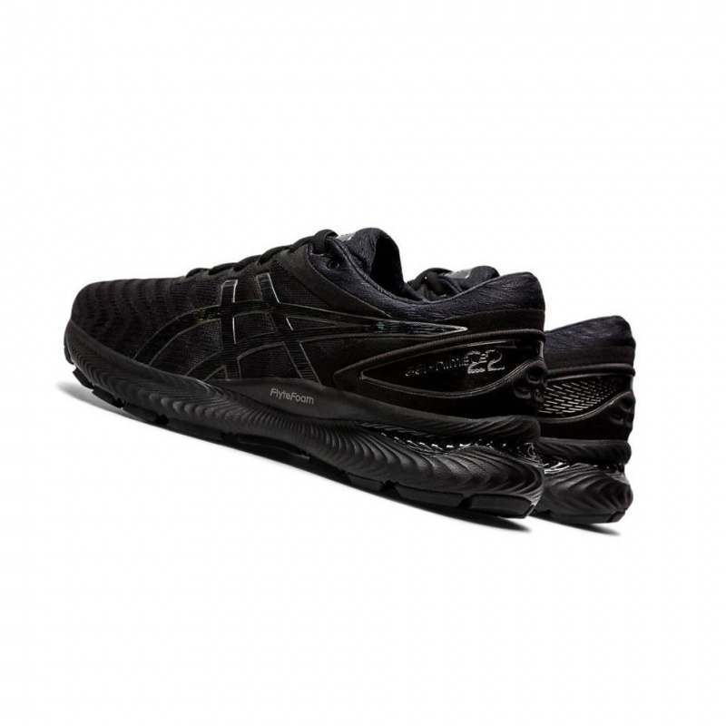 Chaussure Running Asics GEL-NIMBUS 22 Homme Noir | QDZJ28570