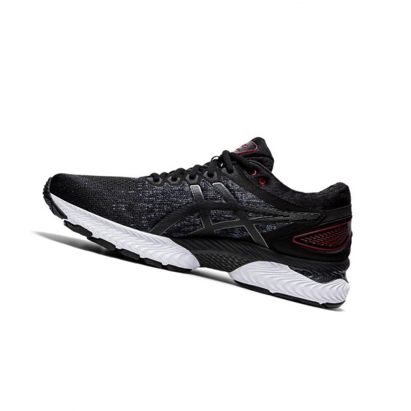 Chaussure Running Asics GEL-NIMBUS 22 Knit Homme Noir | WYZG35417