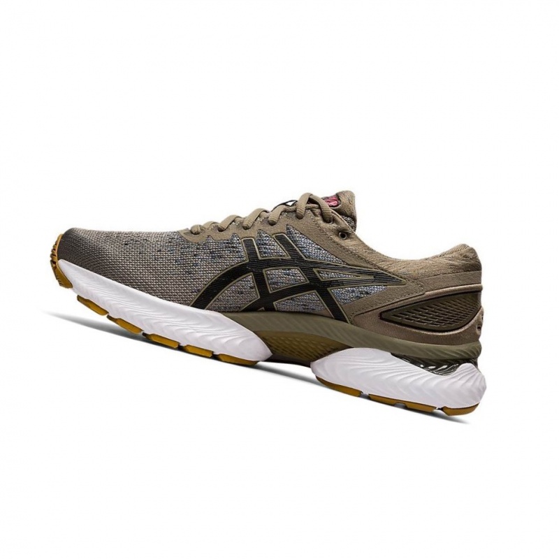 Chaussure Running Asics GEL-NIMBUS 22 Knit Homme Marron | DNLI78120