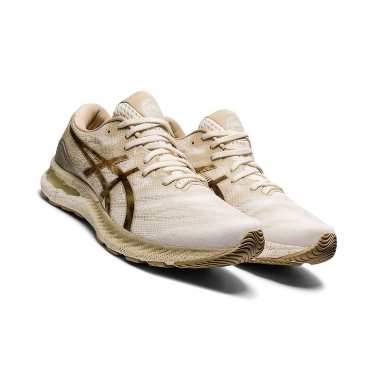 Chaussure Running Asics GEL-NIMBUS 23 EARTH DAY Homme Blanche | AXCB69342