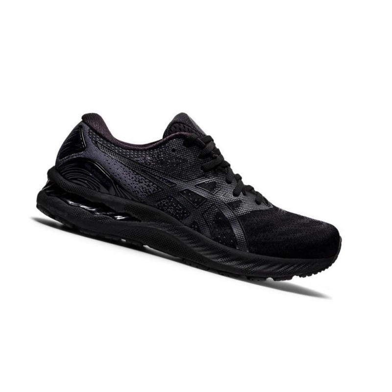 Chaussure Running Asics GEL-NIMBUS 23 Extra Larges Homme Noir | INBT04315