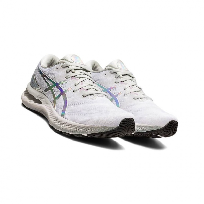 Chaussure Running Asics GEL-NIMBUS 23 Femme Grise | AXGZ23415