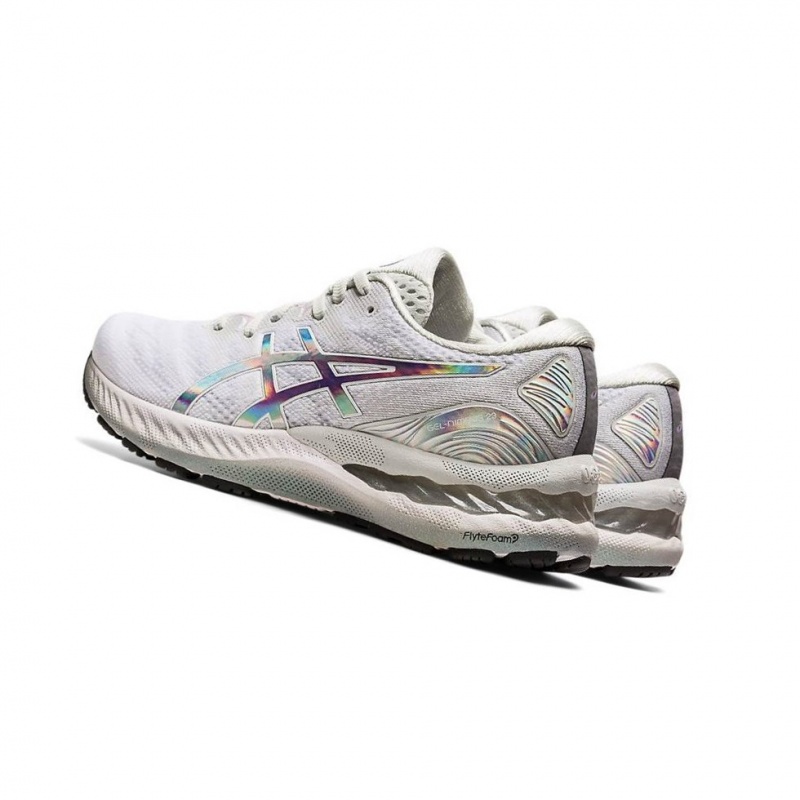 Chaussure Running Asics GEL-NIMBUS 23 Femme Grise | AXGZ23415