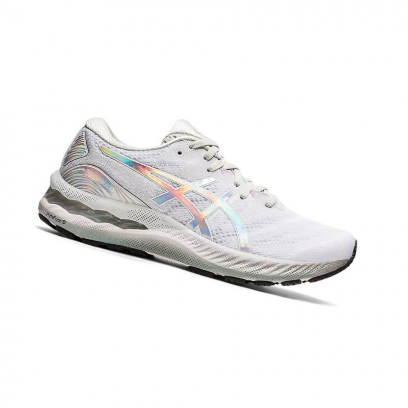 Chaussure Running Asics GEL-NIMBUS 23 Femme Grise | AXGZ23415