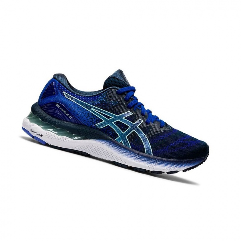 Chaussure Running Asics GEL-NIMBUS 23 Femme Bleu Marine | SDOP16739