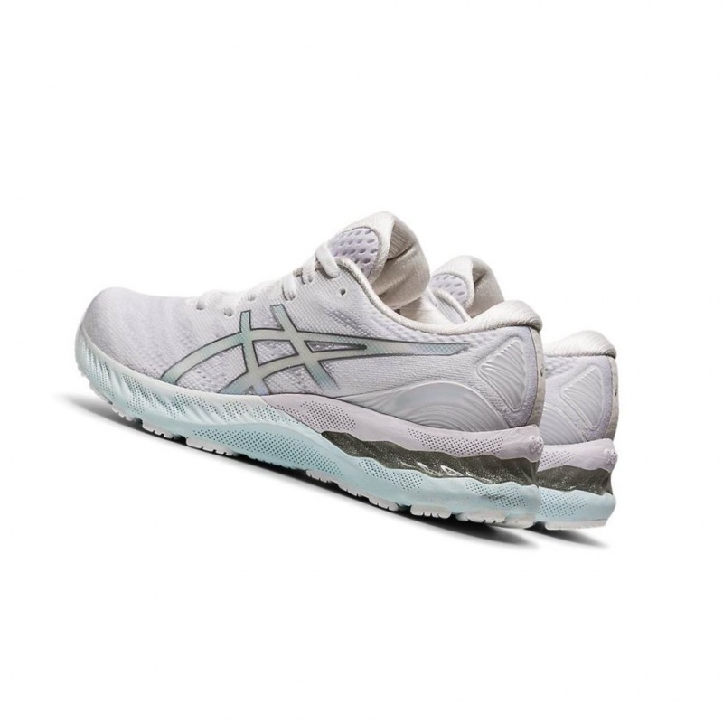 Chaussure Running Asics GEL-NIMBUS 23 Femme Blanche | TWJC56748